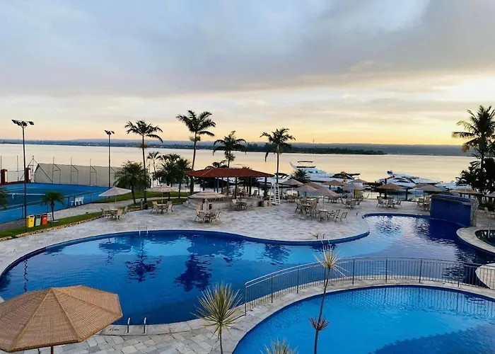Flat Lake Side Linda Vista Lago C/Banheira